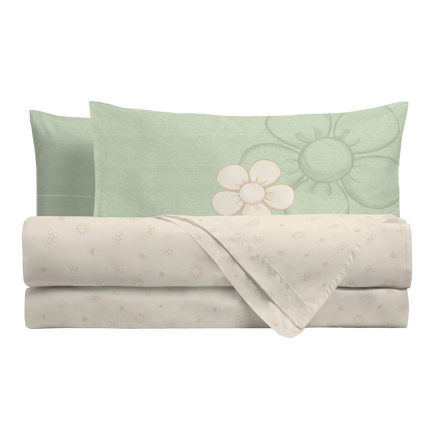 Completo Letto Matrimoniale in Cotone Iconic Elegance Daisy
