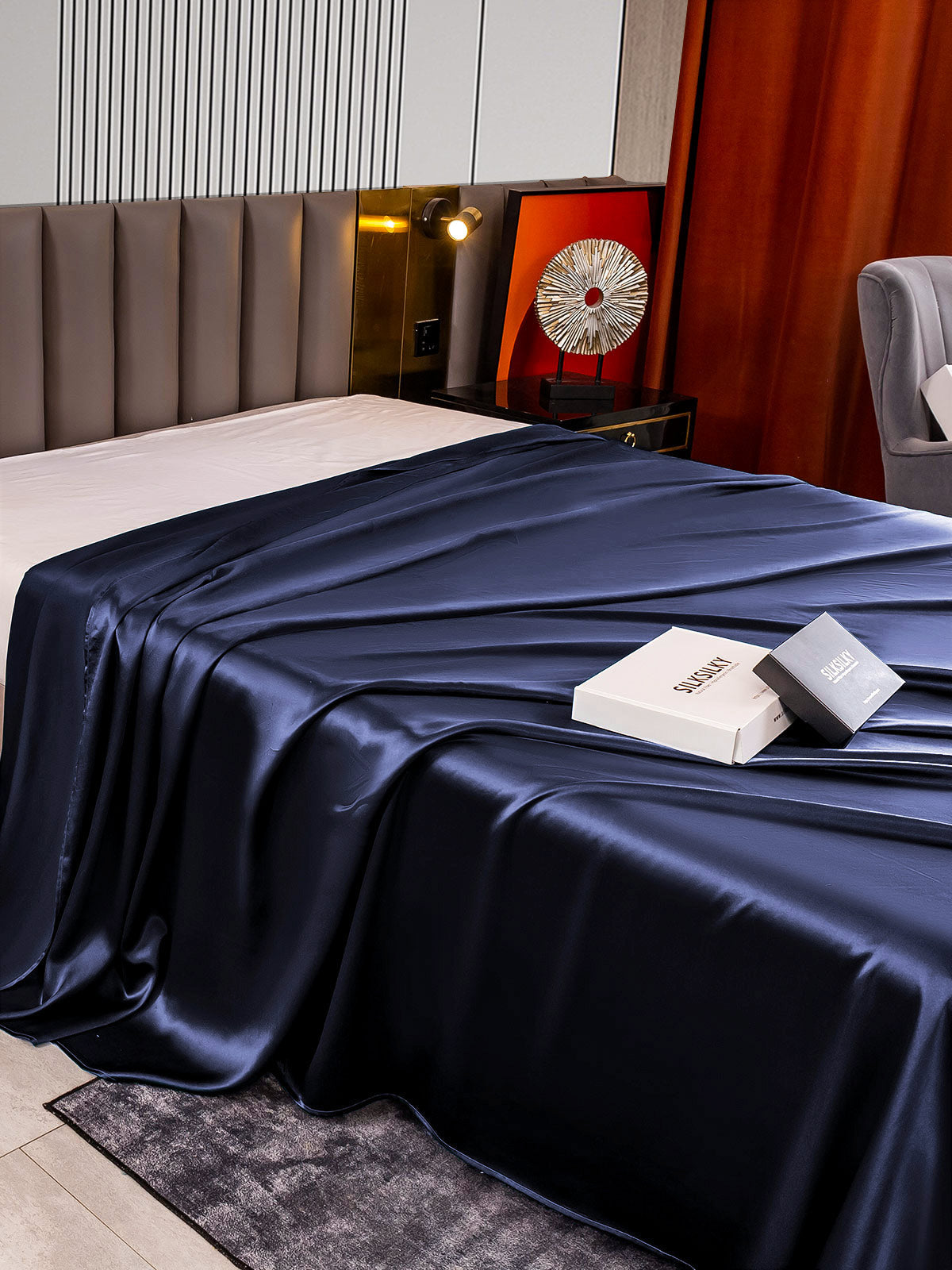 Lenzuolo sopra senza cuciture 22Momme