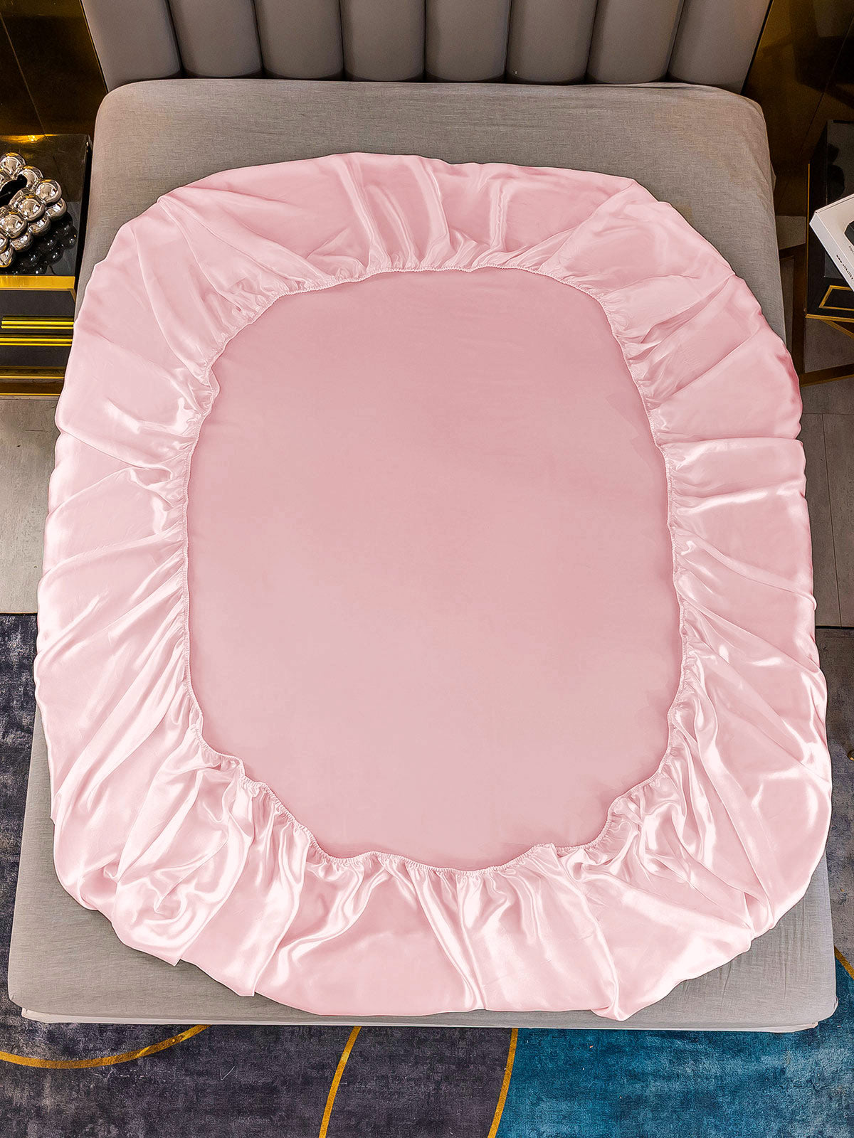 25 Momme lenzuolo con angoli di seta senza cucitura lusso