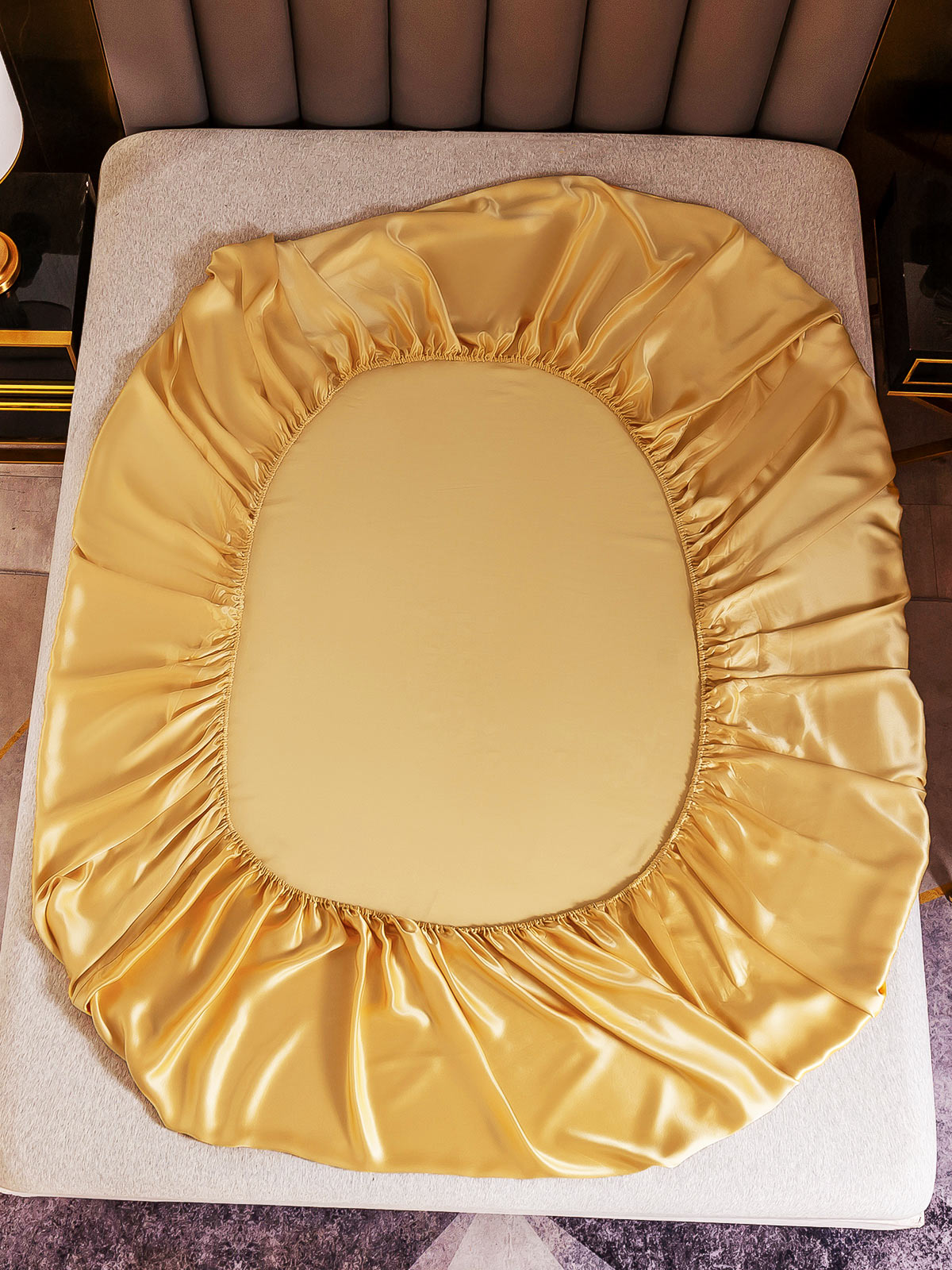 Set da 3 pezzi in seta 19Momme: lenzuolo con angoli + 2 federe