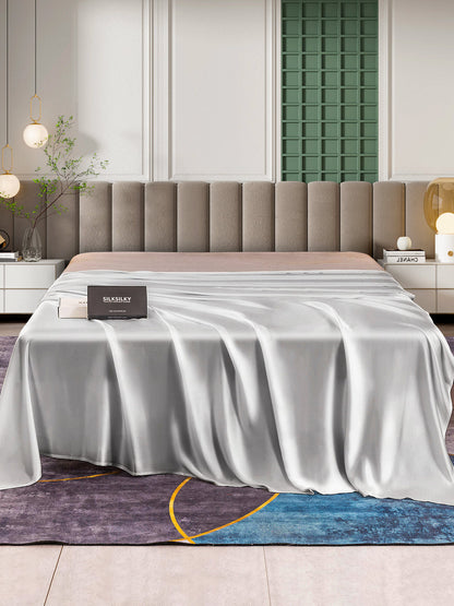 Lenzuolo sopra senza cuciture in seta 25Momme