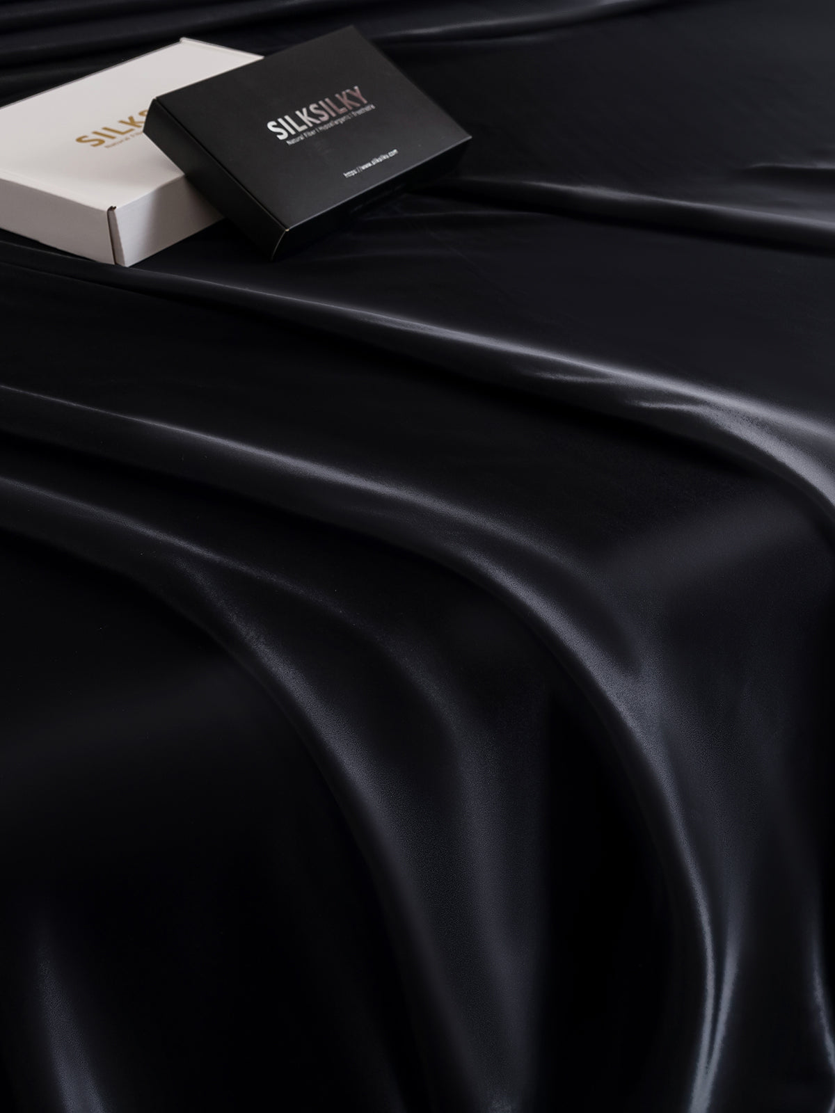 Lenzuolo sopra senza cuciture in seta 19Momme