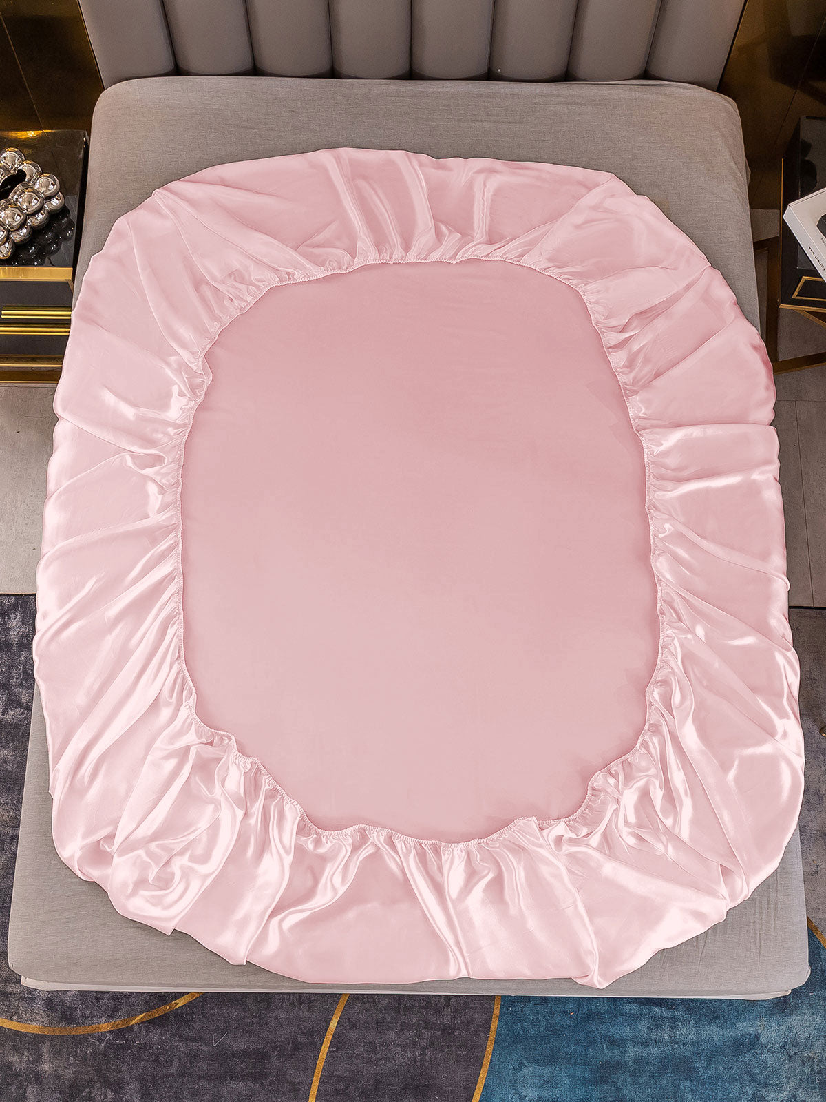 19 Momme lenzuolo con angoli di seta senza cucitura