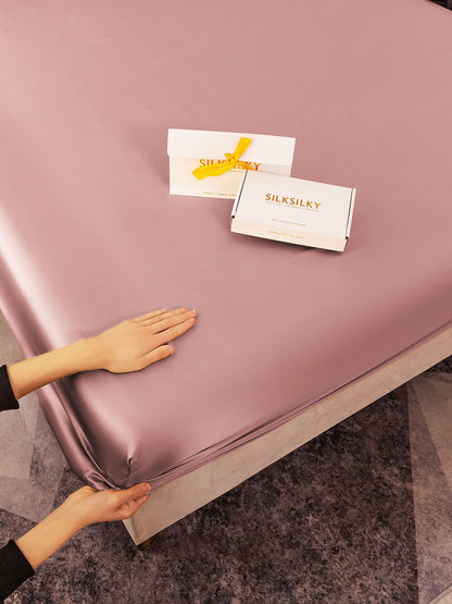 19 Momme lenzuolo con angoli di seta senza cucitura(Federa non inclusa)