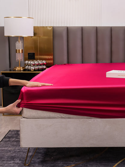 19 Momme lenzuolo con angoli di seta senza cucitura