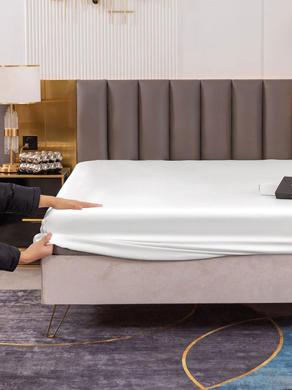 19 Momme lenzuolo con angoli di seta senza cucitura