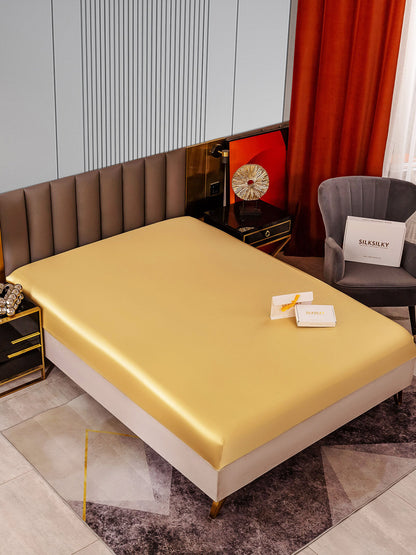 22 Momme lenzuolo con angoli di seta senza cucitura