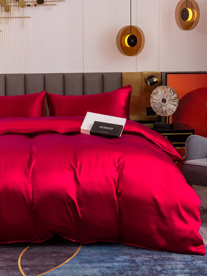 Set in seta da 3 pezzi 19Momme: copripiumino + 2 federe