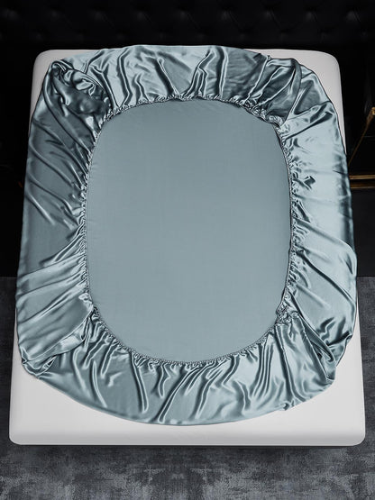 Set da 3 pezzi in seta 19Momme: lenzuolo con angoli + 2 federe