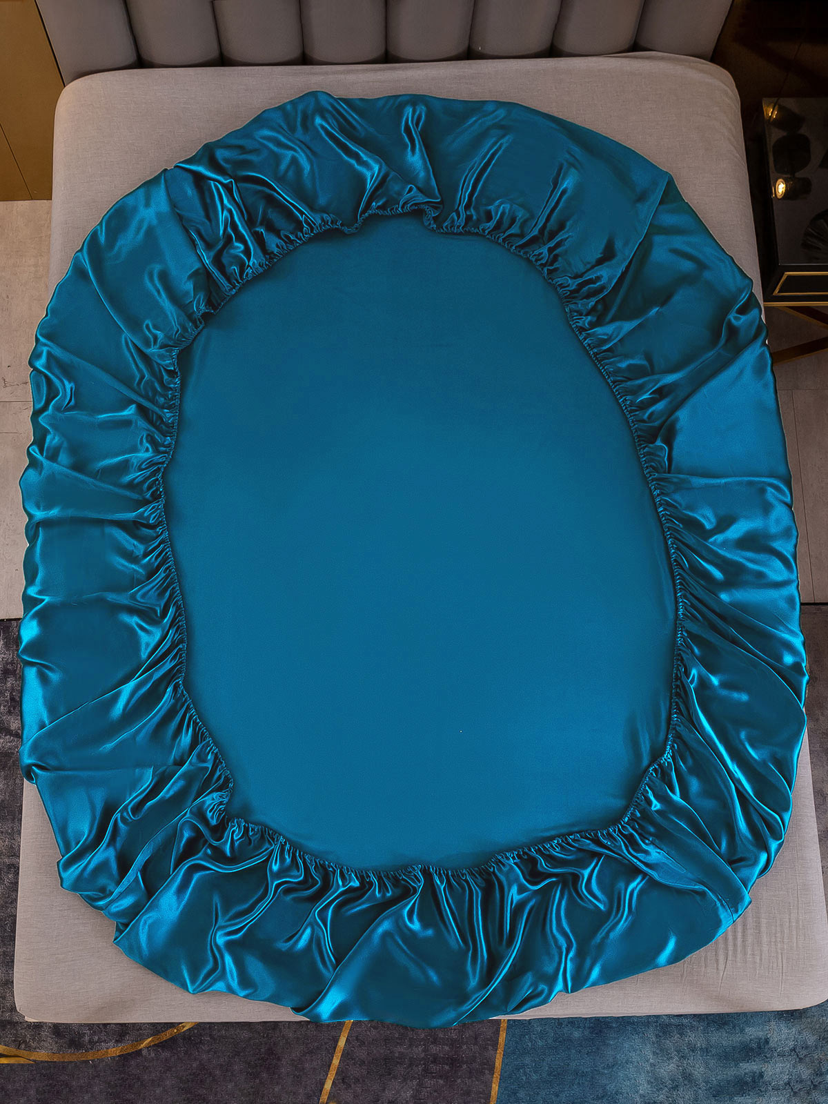 Set da 3 pezzi in seta 19Momme: lenzuolo con angoli + 2 federe