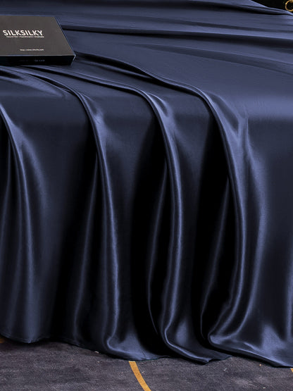 Lenzuolo sopra senza cuciture in seta 19Momme