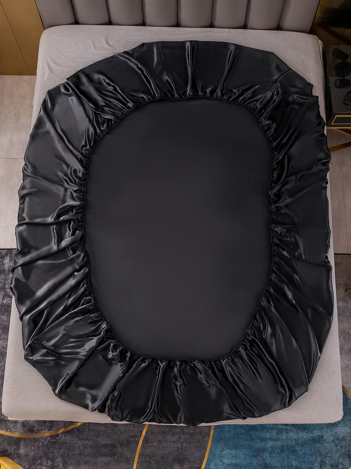 19 Momme lenzuolo con angoli di seta senza cucitura