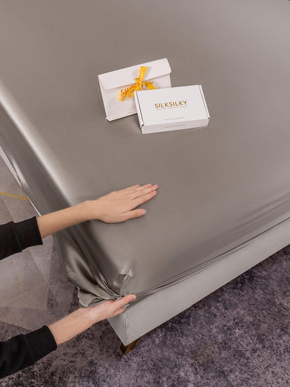 22 Momme lenzuolo con angoli di seta senza cucitura