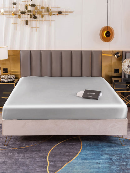 19 Momme lenzuolo con angoli di seta senza cucitura