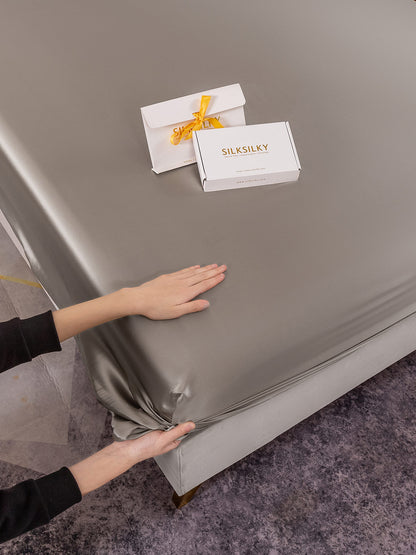 19 Momme lenzuolo con angoli di seta senza cucitura