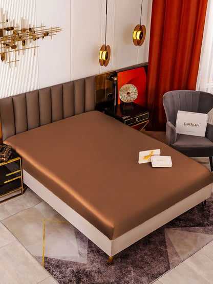 19 Momme lenzuolo con angoli di seta senza cucitura