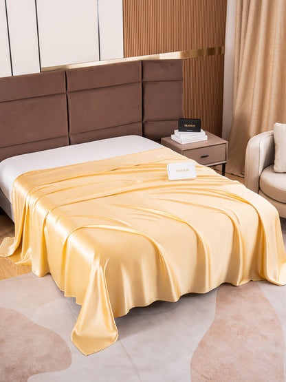 Lenzuolo sopra senza cuciture in seta 19Momme