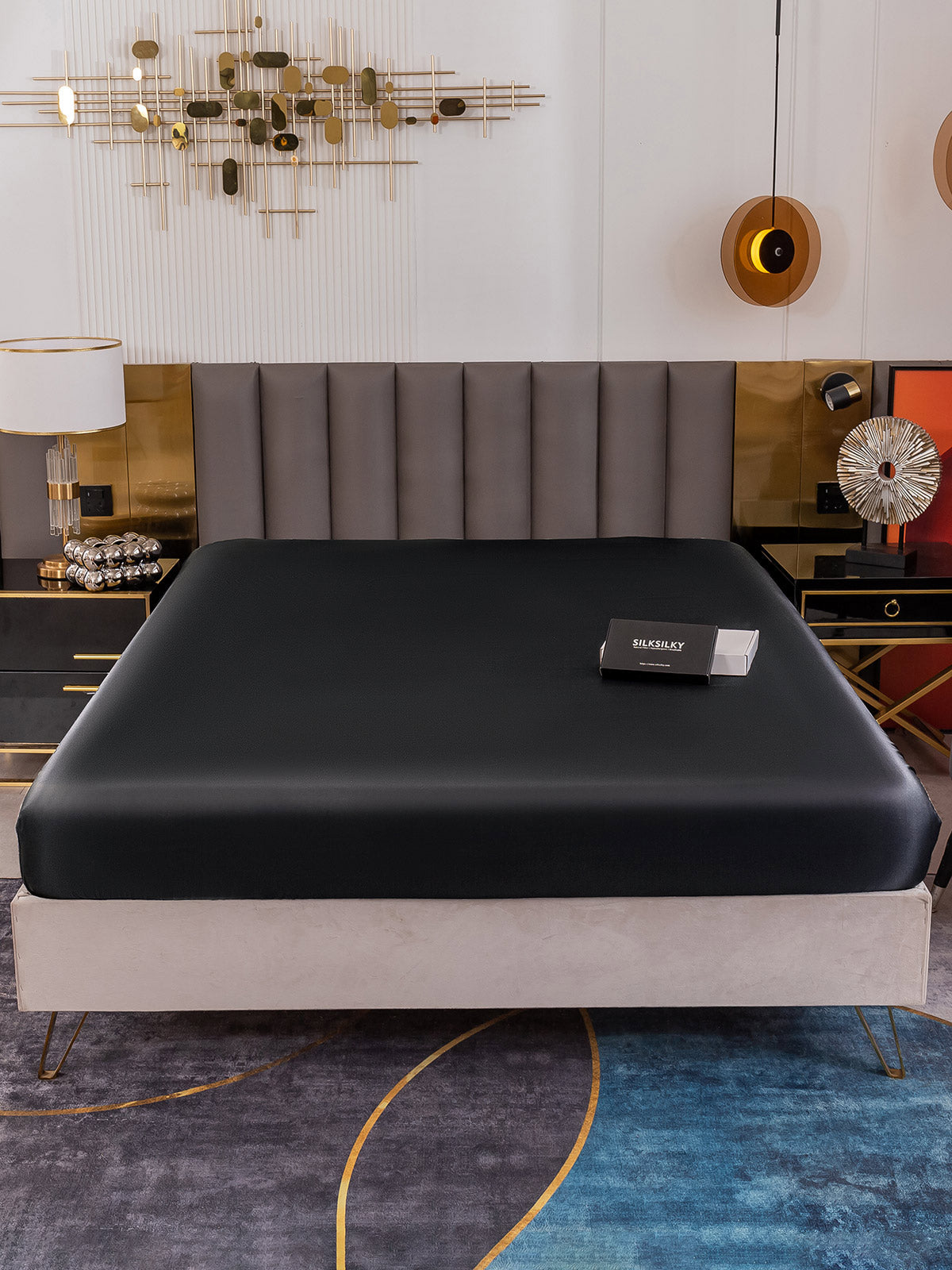 19 Momme lenzuolo con angoli di seta senza cucitura