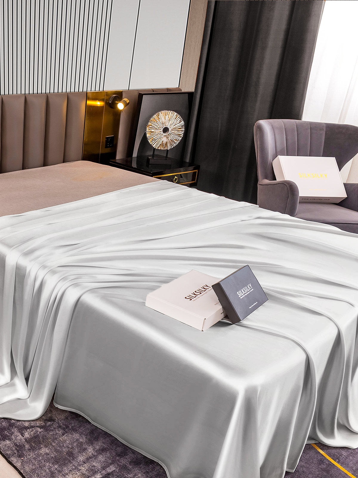 Lenzuolo sopra senza cuciture 22Momme