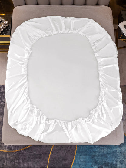 Set in seta da 3 pezzi 25Momme: lenzuolo con angoli + 2 federe