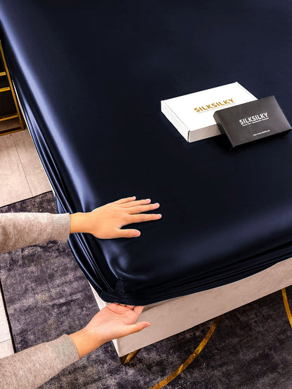 22 Momme lenzuolo con angoli di seta senza cucitura