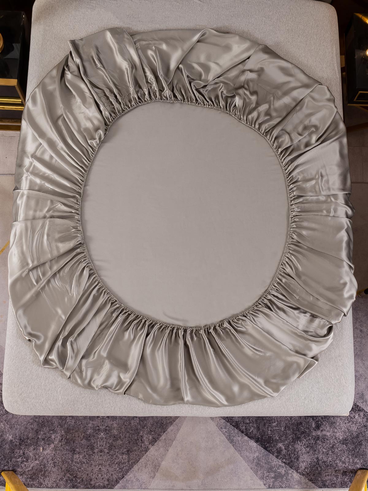 19 Momme lenzuolo con angoli di seta senza cucitura