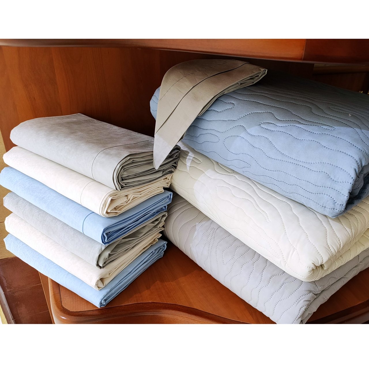 Completo letto matrimoniale cotone-Audrey