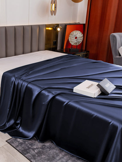 Lenzuolo sopra senza cuciture in seta 19Momme