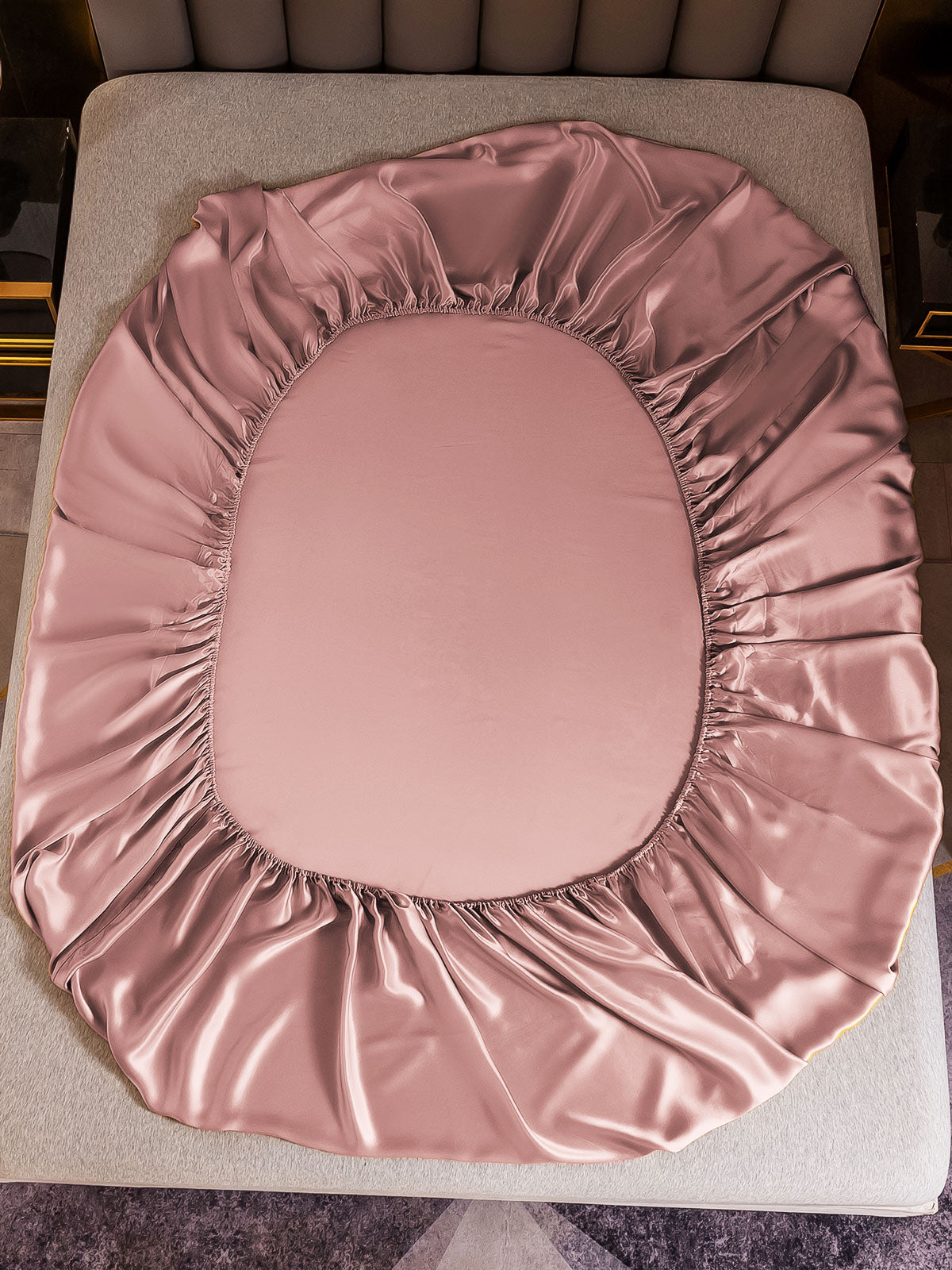 Set da 3 pezzi in seta 19Momme: lenzuolo con angoli + 2 federe