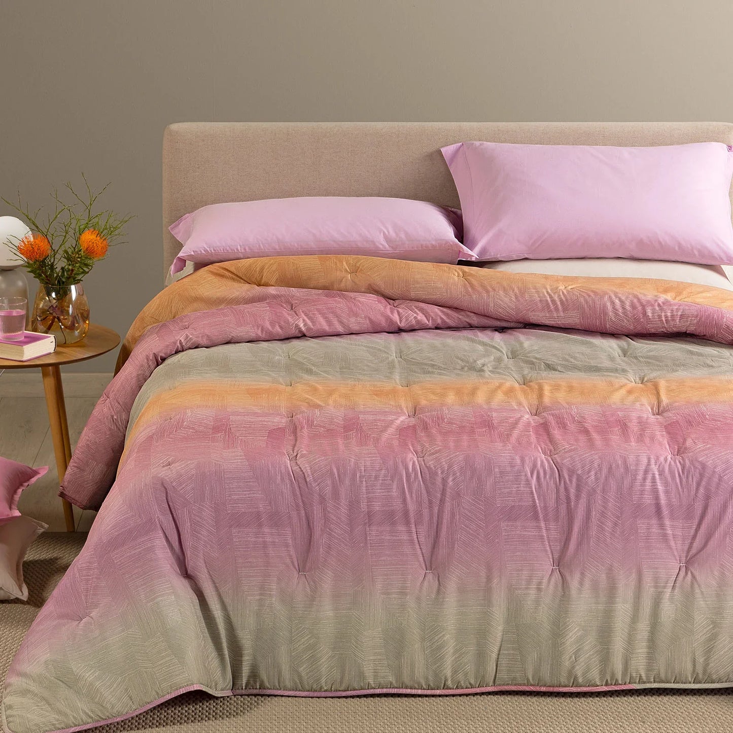 Trapunta in  Microfibra Atlantis Orchidea Modern