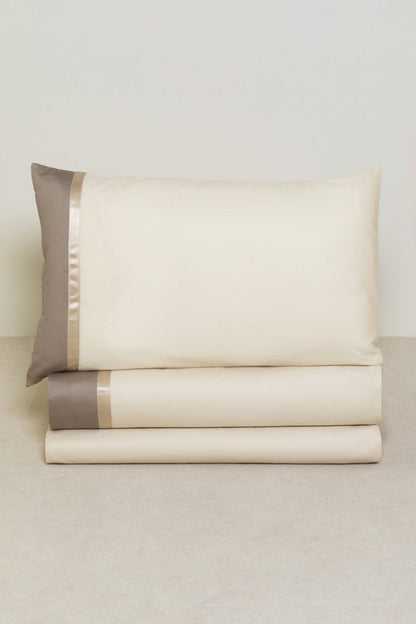 Completo letto in puro cotone Perlier