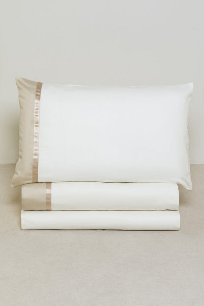 Completo letto in puro cotone Perlier