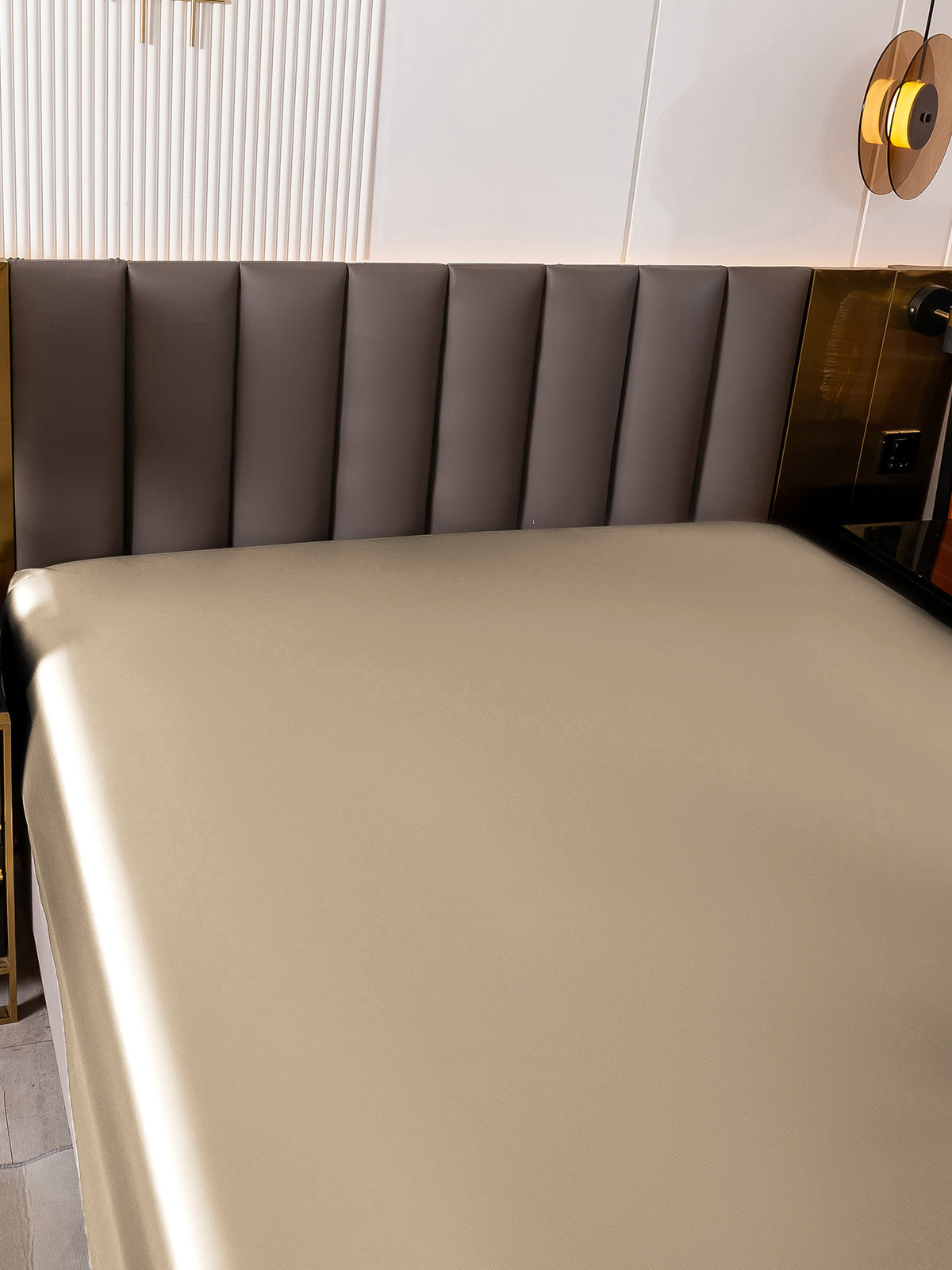 19 Momme lenzuolo con angoli di seta senza cucitura(Federa non inclusa)