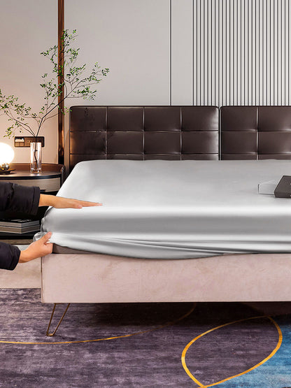 22 Momme lenzuolo con angoli di seta senza cucitura