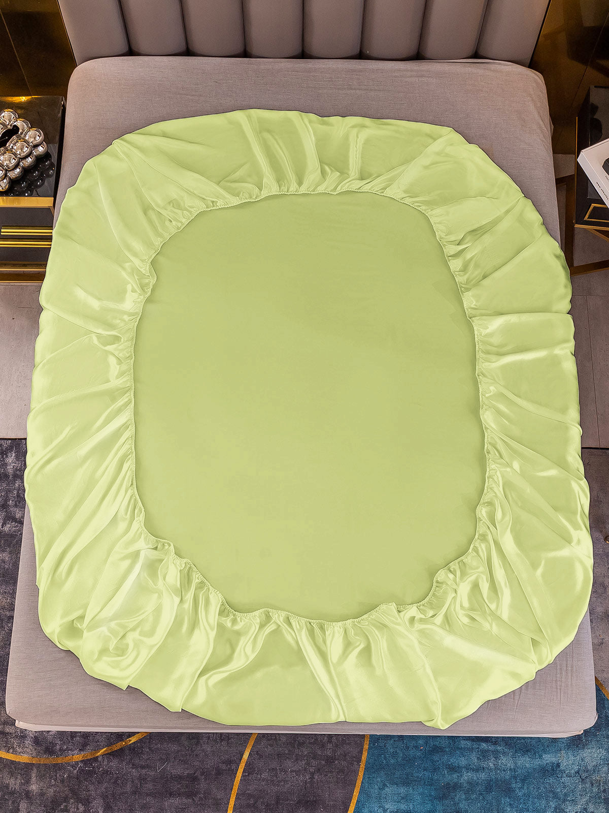 19 Momme lenzuolo con angoli di seta senza cucitura(Federa non inclusa)