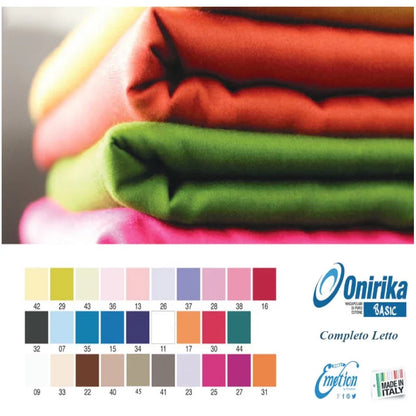 Onirika Emozioni Completo Letto Tinta Unita