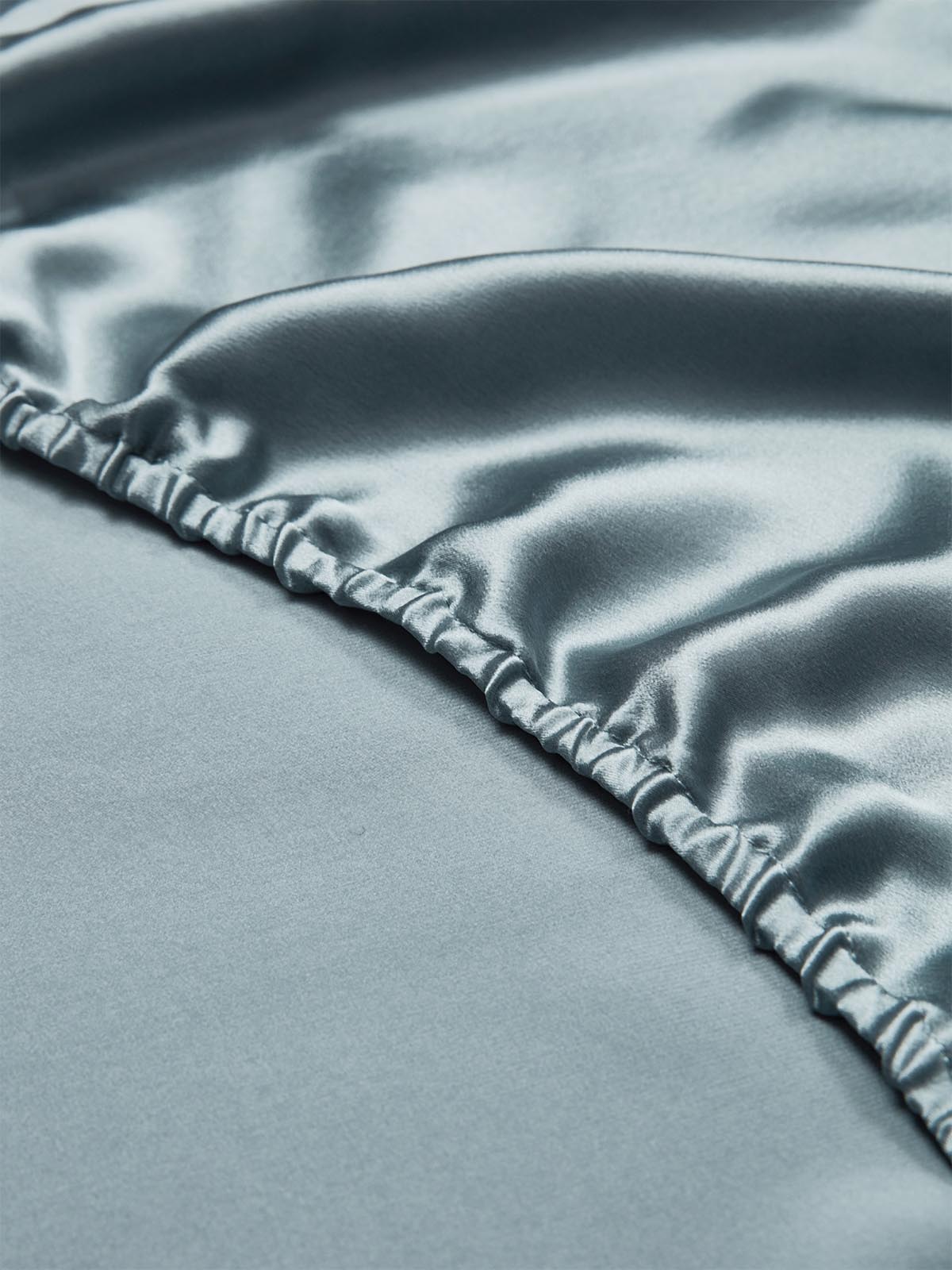 22 Momme lenzuolo con angoli di seta senza cucitura