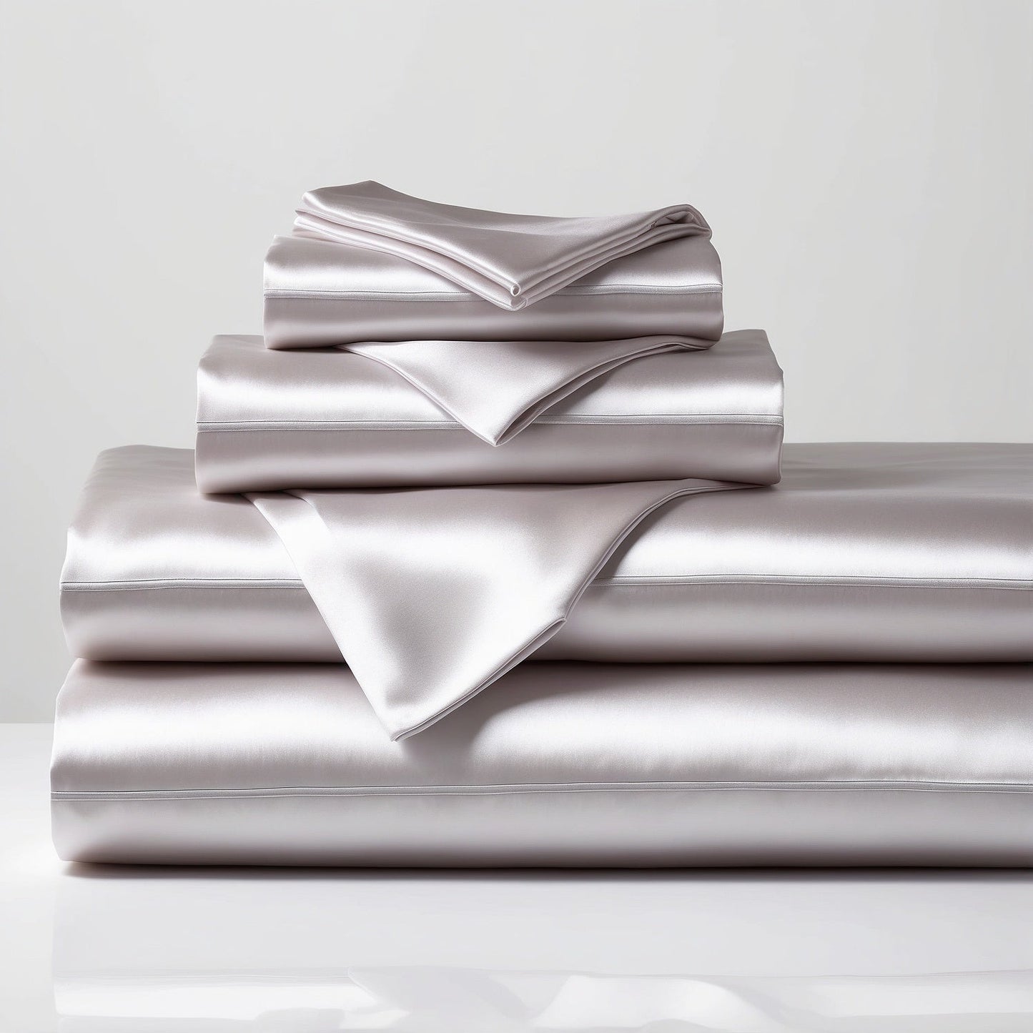 SET DI 10 PEZZI PER LETTO DI LUSSO IN SETA EGIZIANA