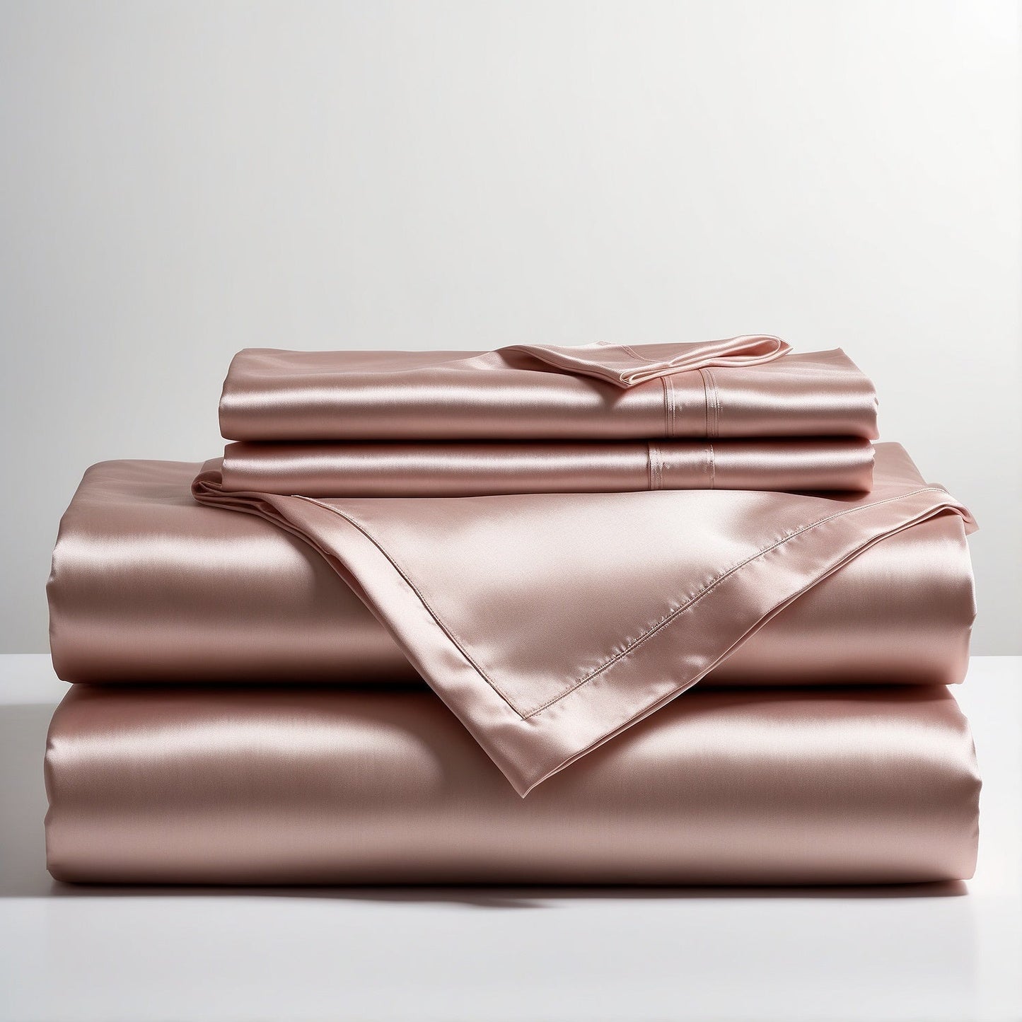 SET DI 10 PEZZI PER LETTO DI LUSSO IN SETA EGIZIANA