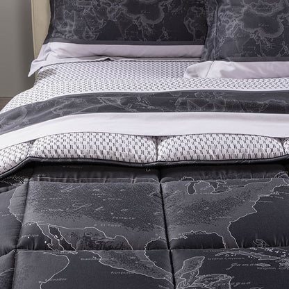 Trapunta In Raso Di Cotone Geo Night Matrimoniale Unica Alviero Martini 1A Classe