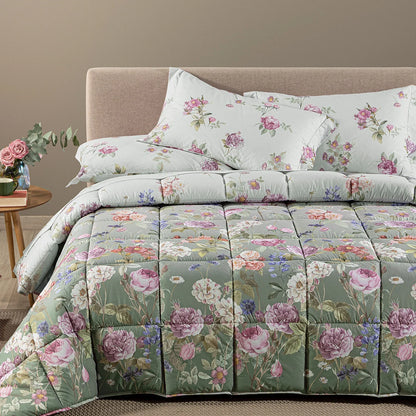 Trapunta In Cotone Giardino Romantico Matrimoniale